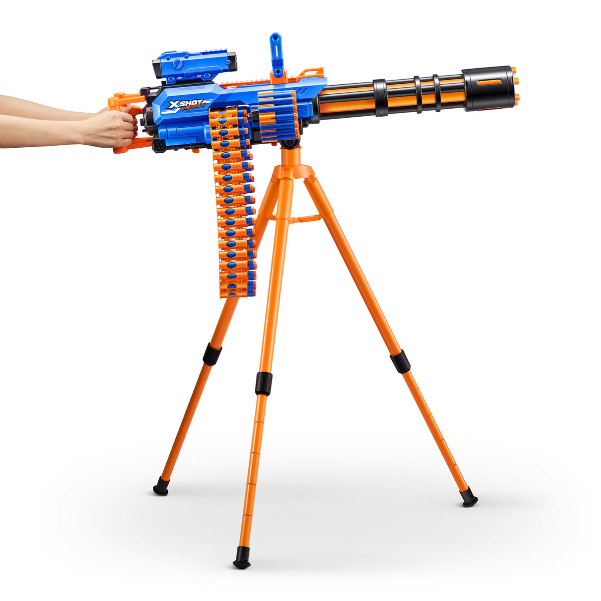 Pistolet sur trépied - ZURU XSHOT - Motorized Rage Fire - 72 fléchettes