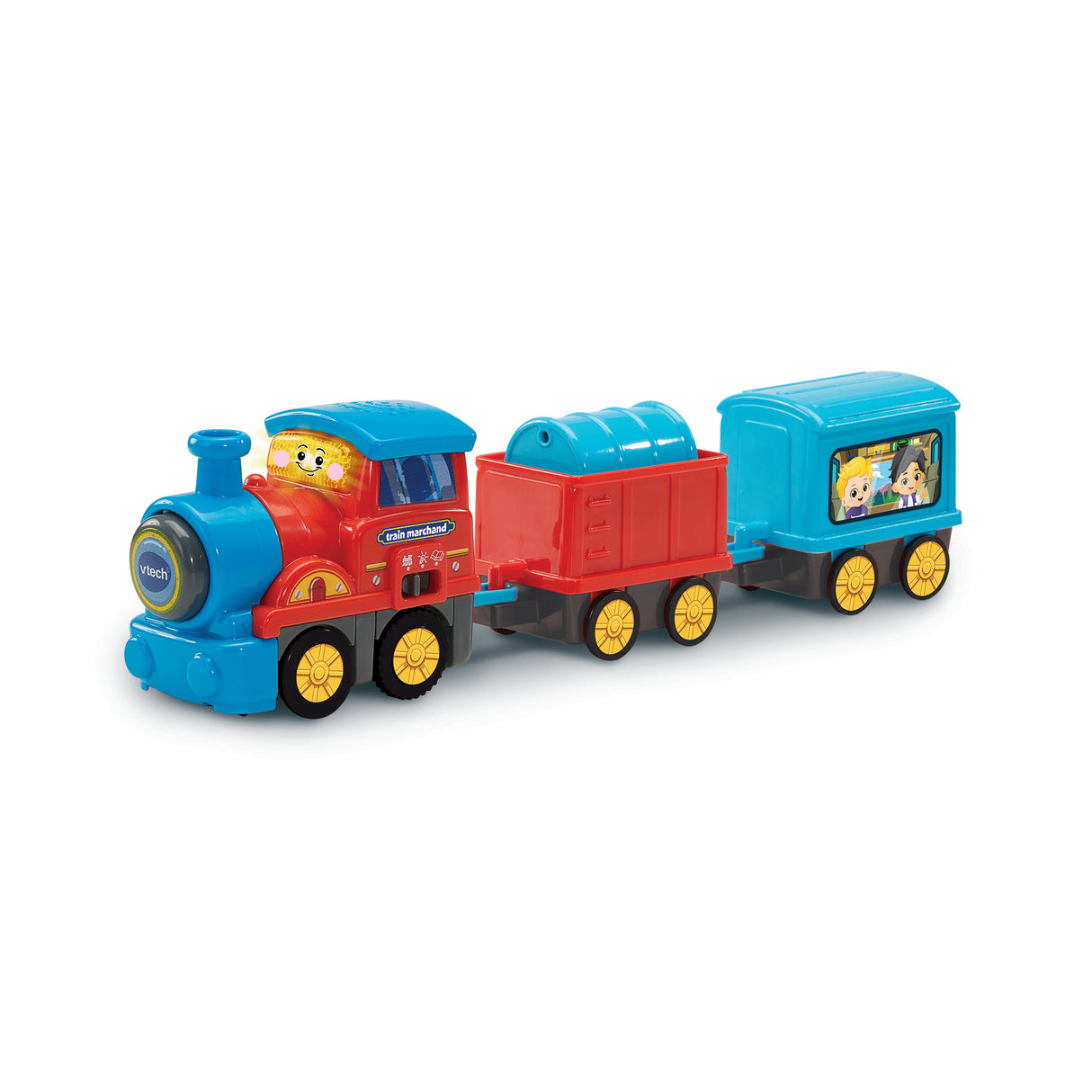 VTECH - TUT TUT BOLIDES - SUPER CIRCUIT TRAIN ÉDUCATIF (ADAM, TRAIN MARCHAND) - Multicolore