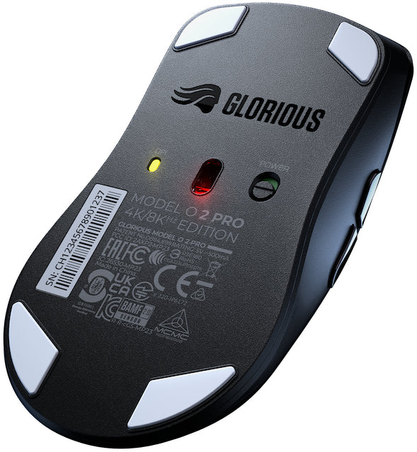 Souris sans fil Gamer Glorious PC Gaming Race Model O2 Pro 4K/8K (Noir)