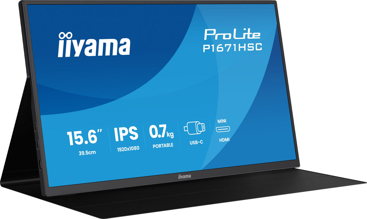Ecran PC Portable - IIYAMA - 16 - Full HD - Dalle IPS - 8ms - Prolite P1671HSC-B1