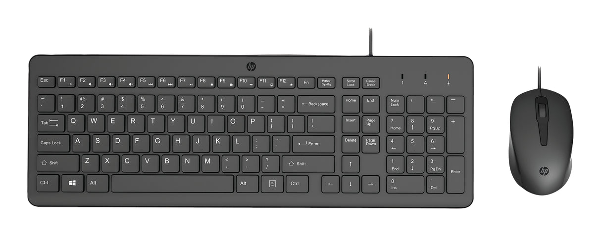 Ensemble Clavier Souris filaires HP 150 - AZERTY