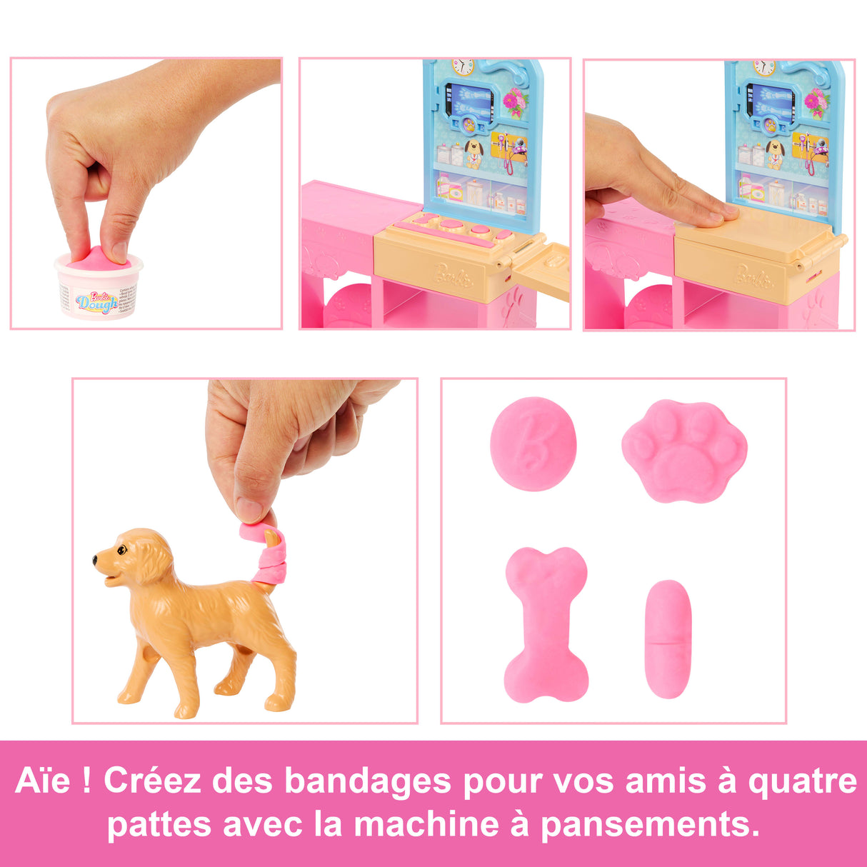 Barbie - Coffret La Clinique vétérinaire de Barbie - Poupée et accessoires - Barbie - JFX93