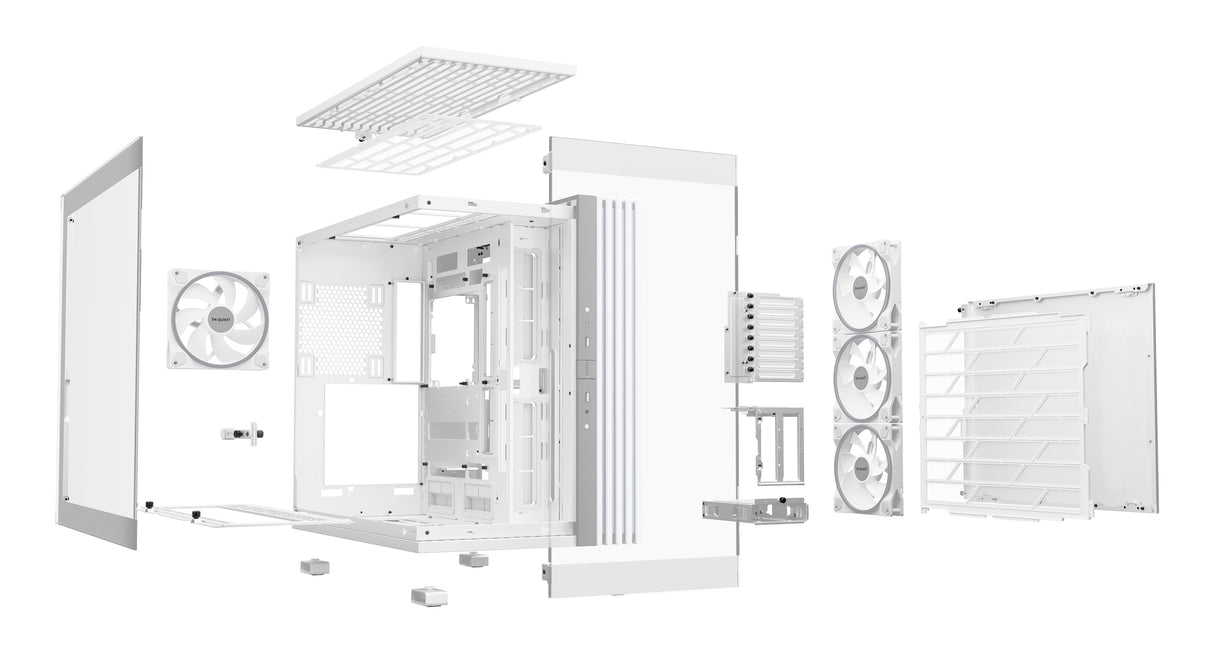 Boitier Grand Tour E-ATX be quiet! Light Base 900 DX RGB avec panneaux vitrés (Blanc)