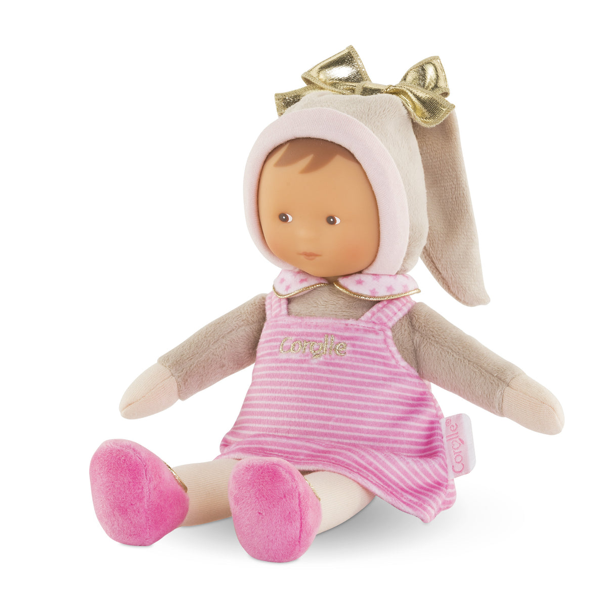 Mon Doudou COROLLE - Miss Rayée Reves d'Etoiles - 25 cm - petite poupée - senteur de vanille - des la naissance