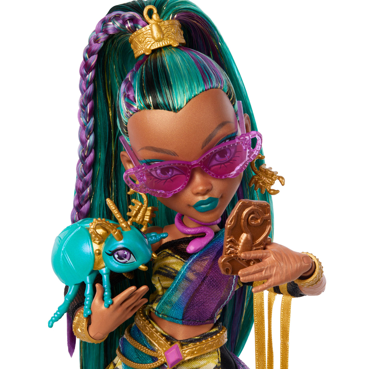Monster High - Poupée Nefera De Nile - Avec Lavish et 7 accessoires - Monster High - JDR48