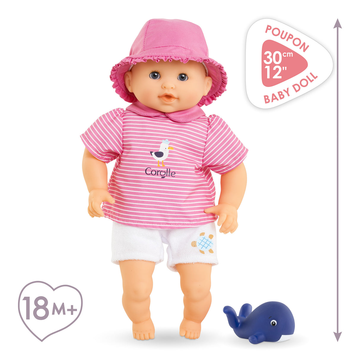 Poupon - COROLLE - Bébé Bain Océane - 30 cm - jouet de bain - des 18 mois