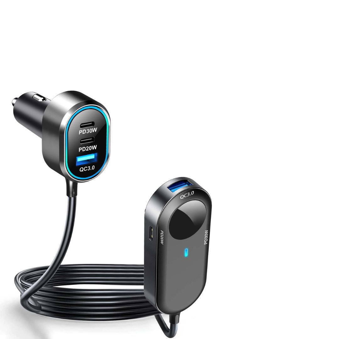 Chargeur AC 6 ports - 4 ports USB-C + 2 ports USB A - Total 100W - avec ports dé