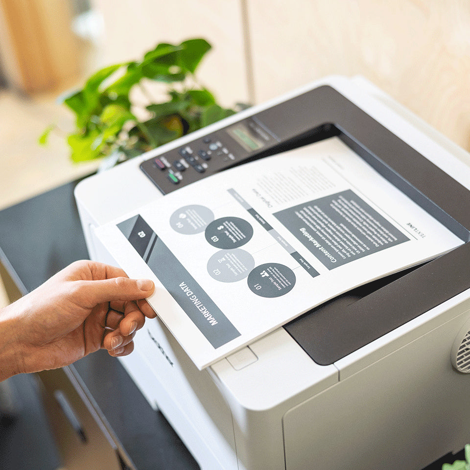Imprimante Monofonction Brother HL-L5210DW (Blanc)