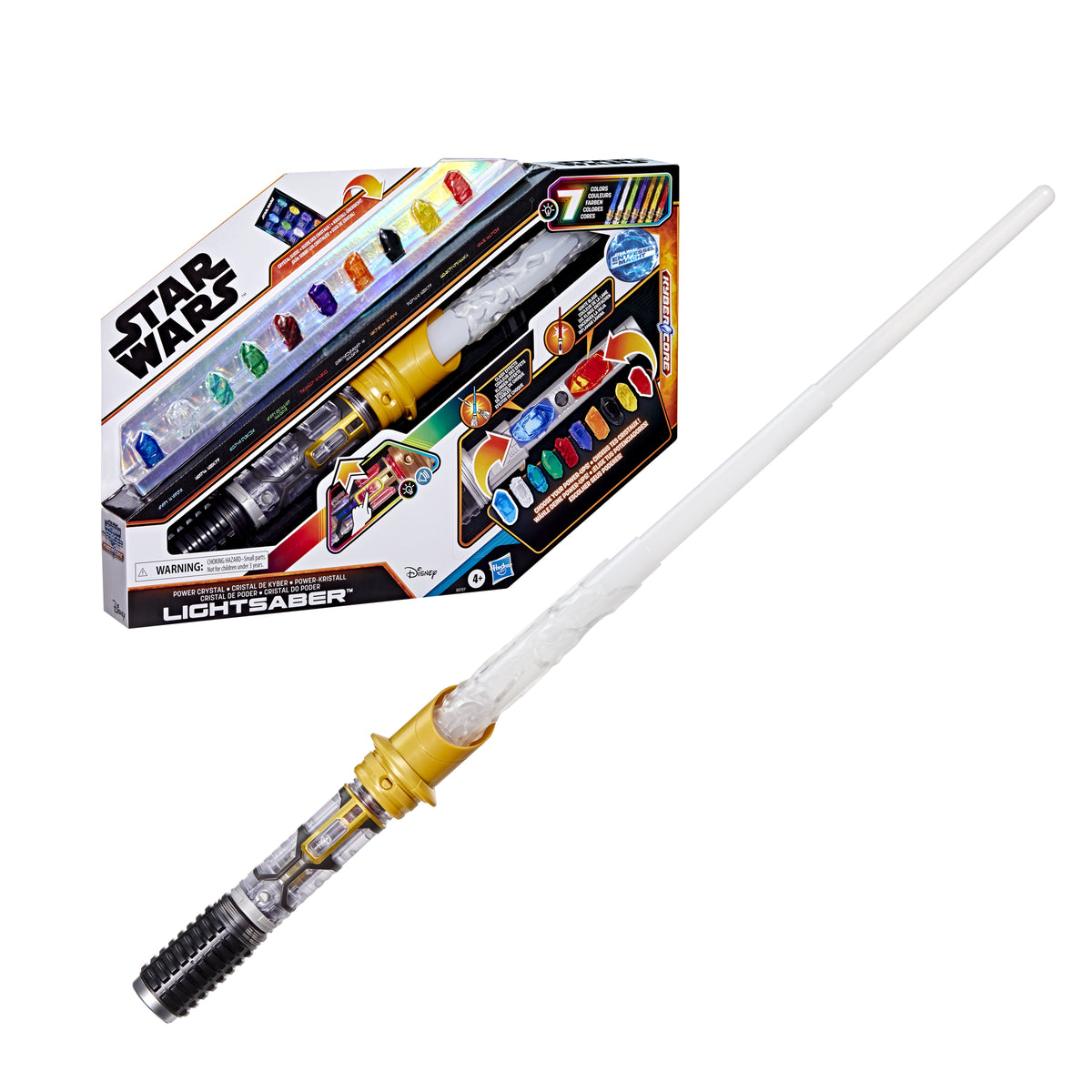 Star Wars Sabre laser Cristal Kyber, jouets Star Wars pour enfants, des 4 ans