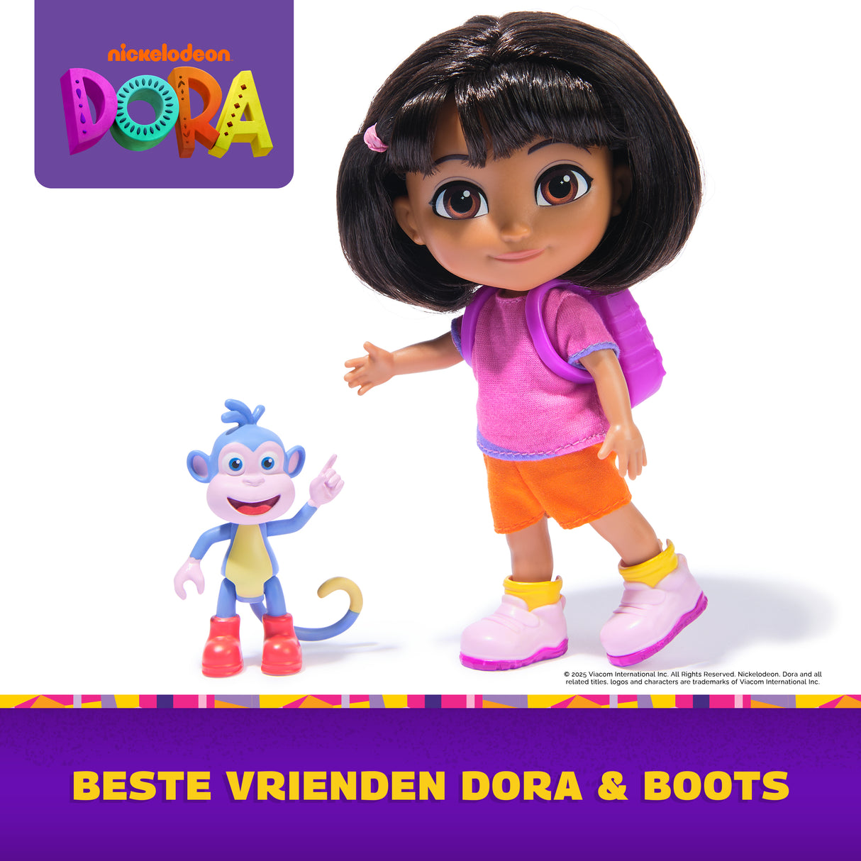 Dora - Poupée 15cm + figurine Babouche - des 3 ans - Dora l'exploratrice