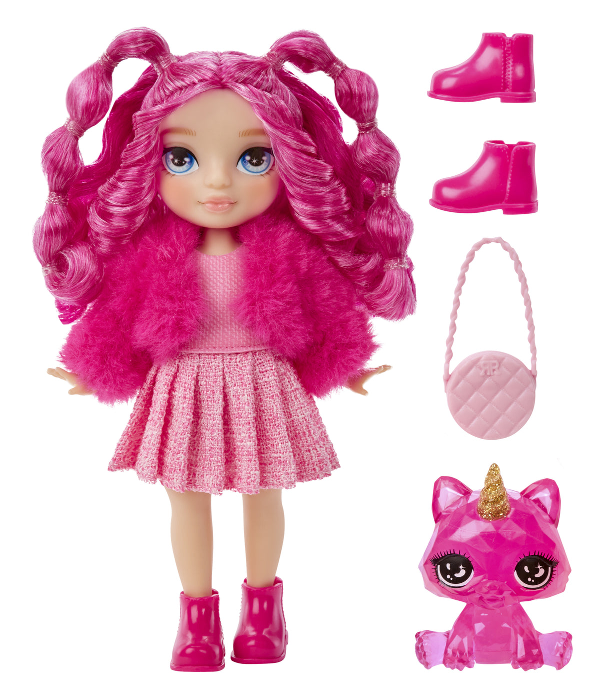 Rainbow High Littles - Poupée 15cm + animal de compagnie - Rose - Des 4ans