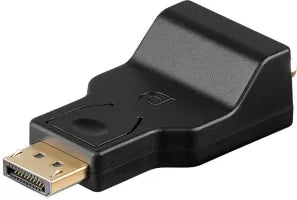 Adaptateur Goobay DisplayPort méle 1.1 vers VGA femelle (D-sub DE-15) (Noir)