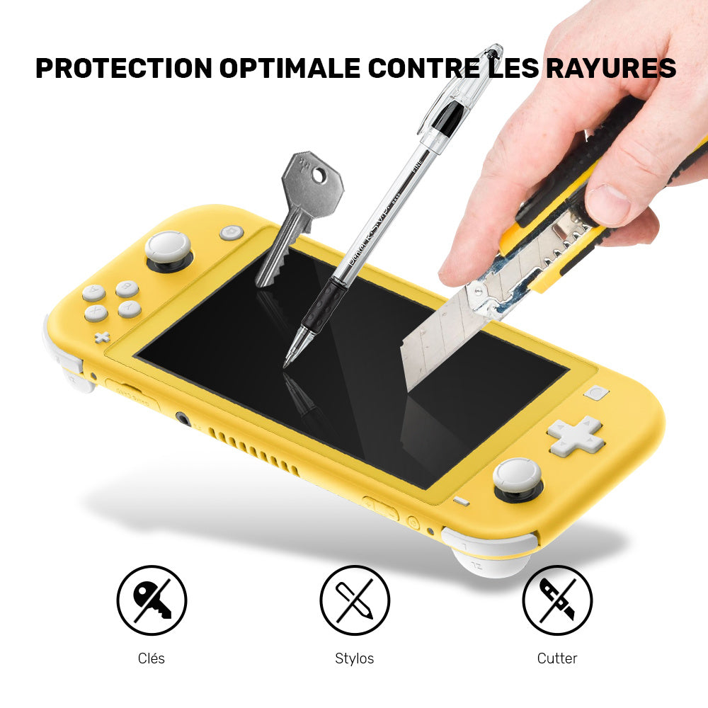 Protection d'écran Nintendo Switch Lite en verre trempé 9H - anti-rayures Transp