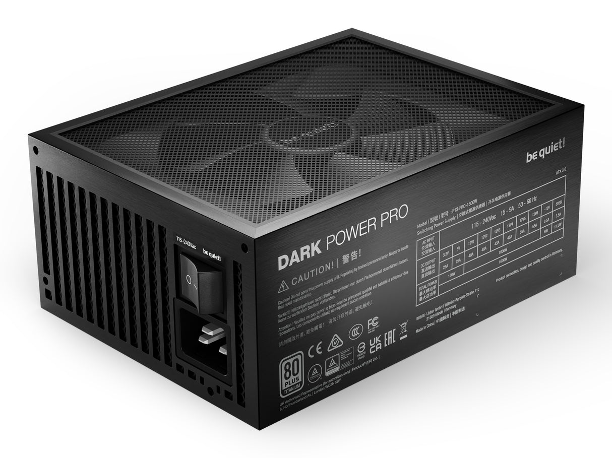 Alimentation ATX be quiet! Dark Power Pro 13 - 1600W (Noir)