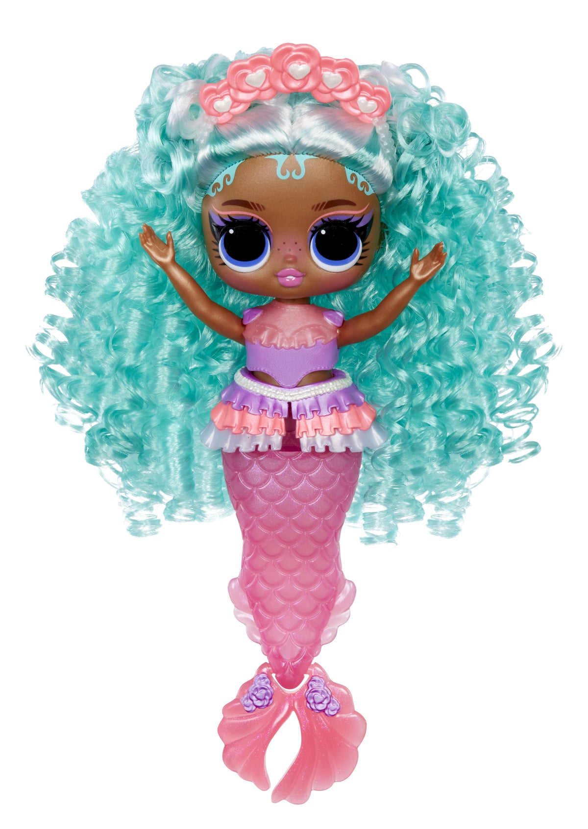 L.O.L. Surprise! Tweens - Sirene Serena - Poupée avec queue de sirene qui change de couleur, Nageoire mobile, Accessoires - 4 ans