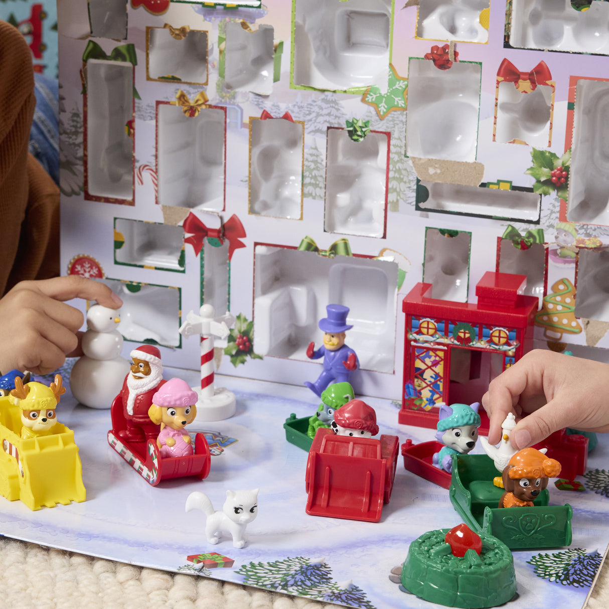 Calendrier de l'Avent - 24 surprises - Figurines et accessoires - des 3 ans - La Pat'Patrouille