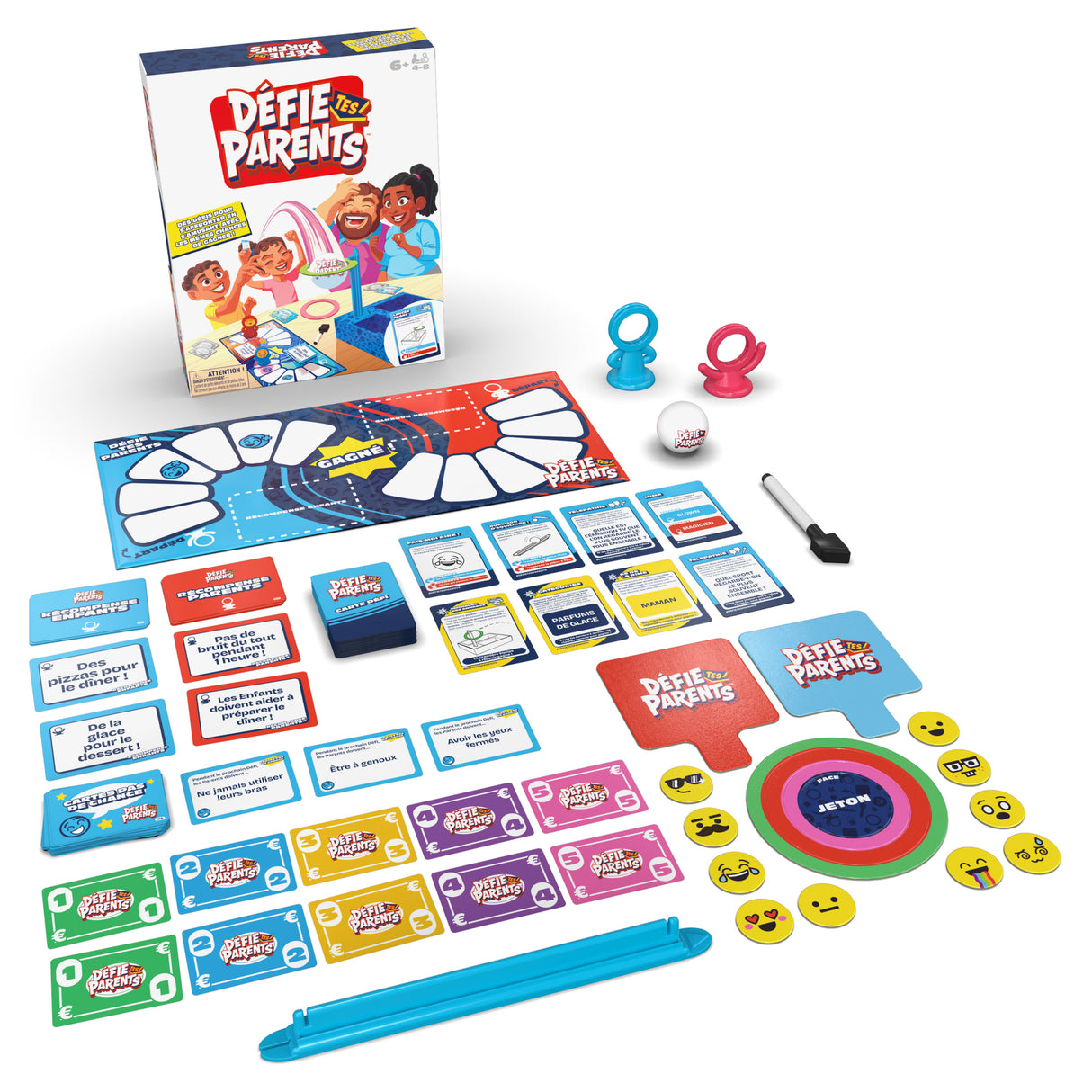 Defie tes parents - Jeu de société - Jeu de famille - des 6 ans