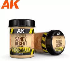 Ak Interactive Dioramas - Terrains Sandy Desert (250 ml) (Base Acrylique)