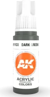Ak Interactive Pot de Peinture - Dark Green-Grey (17 ml)