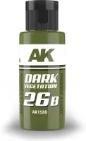 Ak Interactive Pot de Peinture Dual Exo - 26B Dark Vegetation (60 ml)
