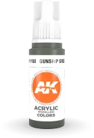 Ak Interactive Pot de Peinture - Gunship Green (17 ml)
