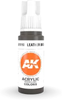 Ak Interactive Pot de Peinture - Leather Brown (17 ml)