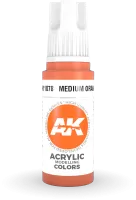 Ak Interactive Pot de Peinture - Medium Orange (17 ml)