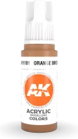 Ak Interactive Pot de Peinture - Orange Brown (17 ml)