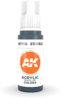 Ak Interactive Pot de Peinture - Star Blue (17 ml)