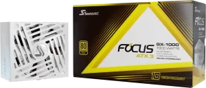 Alimentation ATX Seasonic Focus GX ATX 3.1 (2024) - 1000W (Blanc)