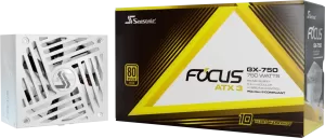 Alimentation ATX Seasonic Focus GX ATX 3.1 (2024) - 750W (Blanc)