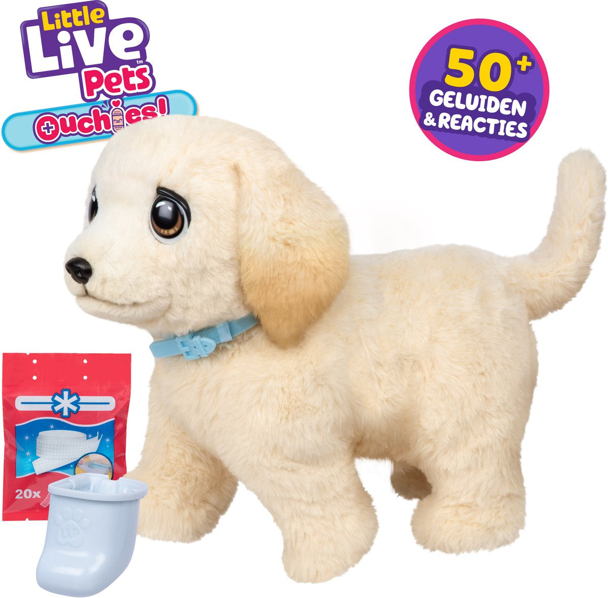 Peluche - LITTLE LIVE PETS - Mon chien ouchies - Des 5 ans