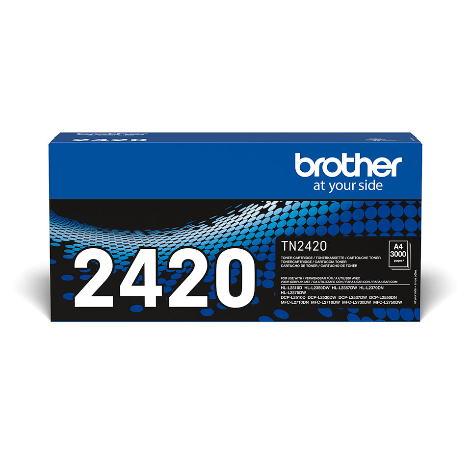 Cartouche de toner noir haute capacité TN2420 - BROTHER - Laser - 3000 pages