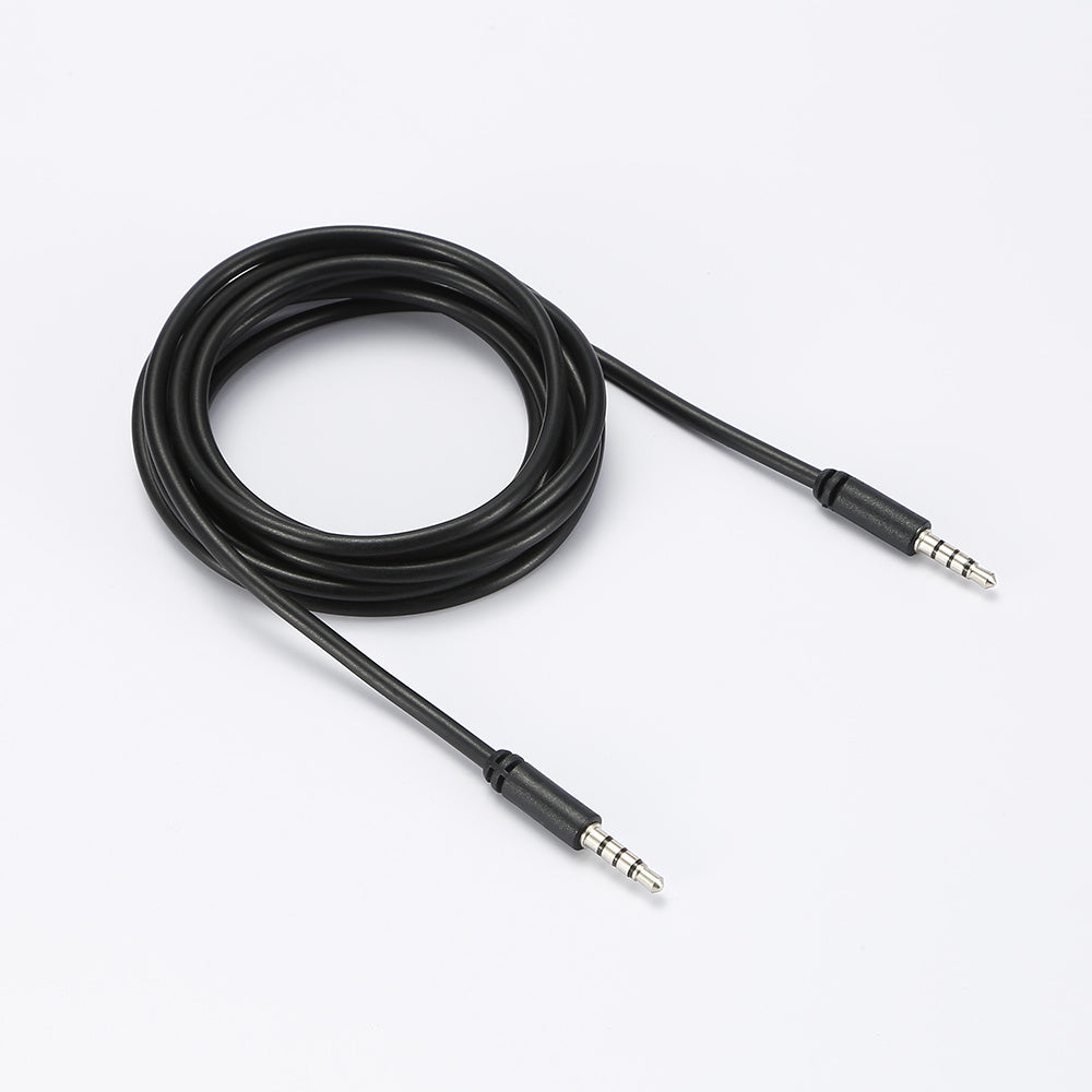 Rallonge Jack 3,5 mm m le/m le 4 broches - 2M Transmission son et micro