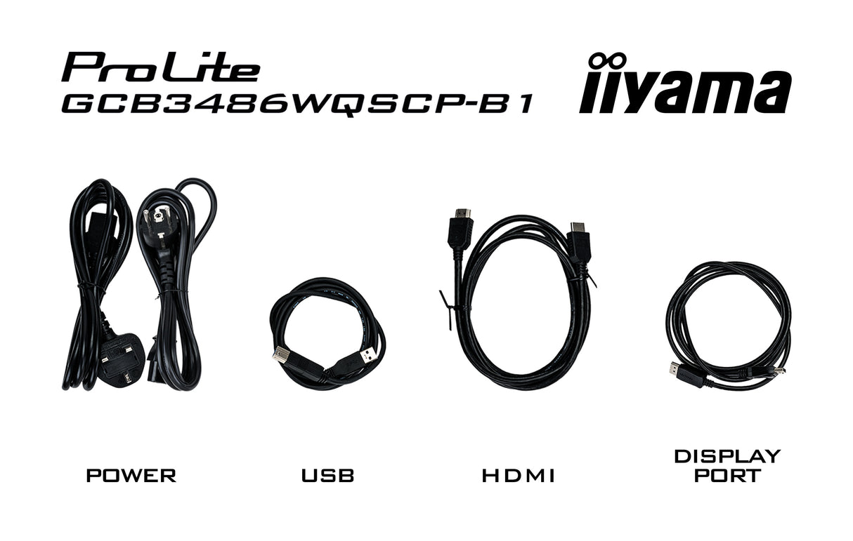 Ecran PC Gamer incurvé - IIYAMA - 34 - WQHD - 240Hz - Dalle VA - 0.4ms - Réglable en hauteur - G-Master GCB3486WQSCP-B1