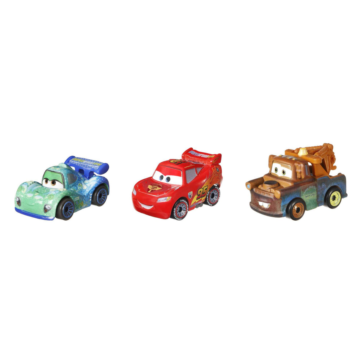 Cars Disney Pixar - Pack de 3 Mini Véhicules (modele aléatoire) - Petite Voiture - 3 ans et + - Disney Pixar Cars - GKG01