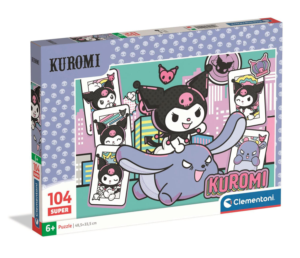 Puzzle 104 pieces - Clementoni - Kuromi - Puzzle Enfant - Des 6 ans - Pieces Super