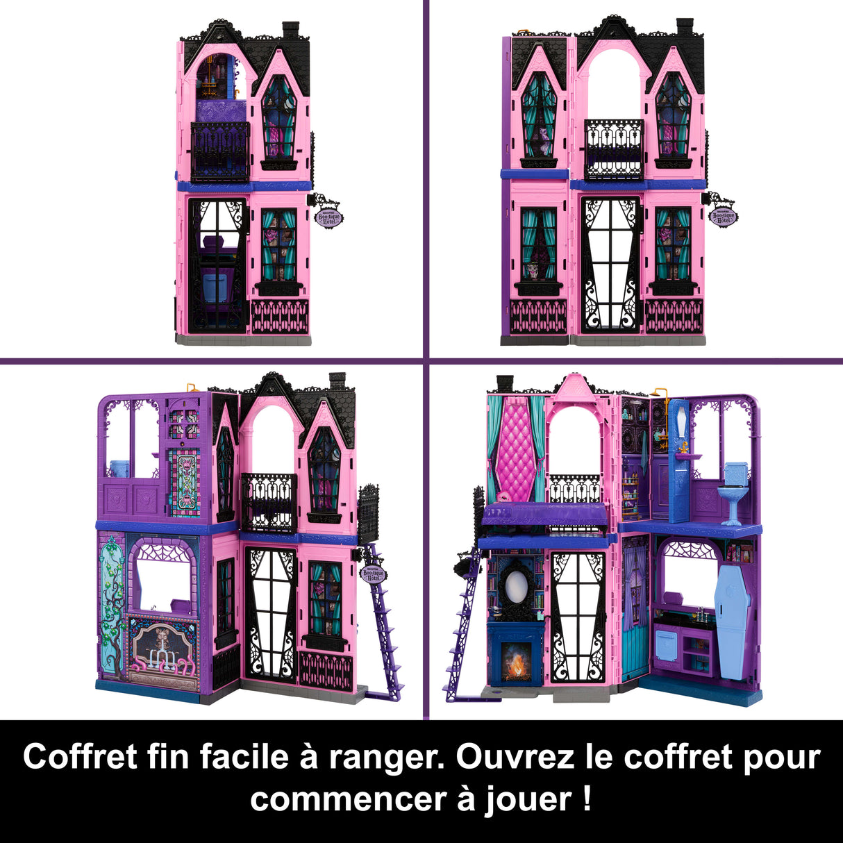Monster High - Hôtel Bouh-tique - Maison de poupée et accessoires - Monster High - JBF16
