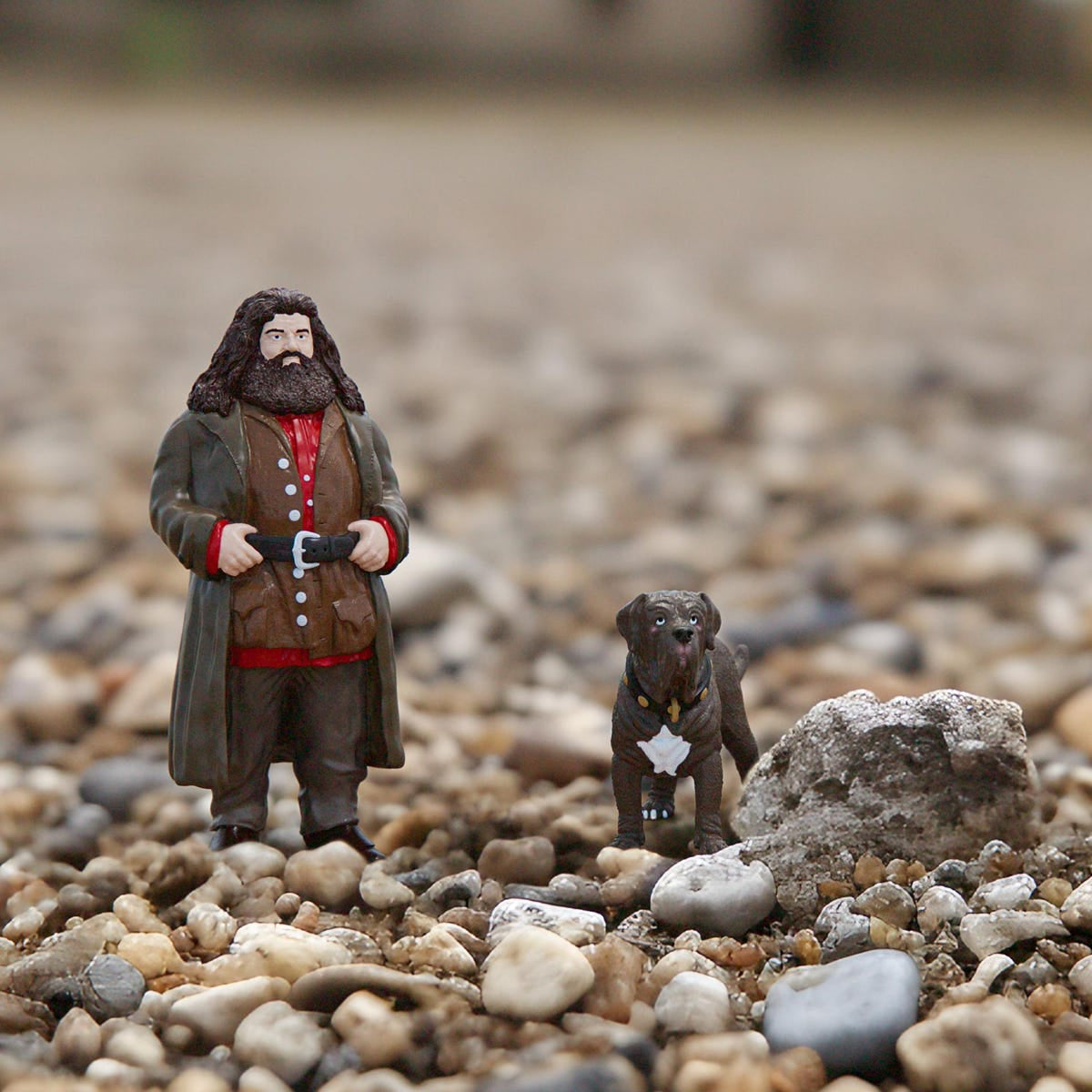 Figurine Hagrid et Crockdur, Personnages de l'univers Harry Potter, pour enfants des 6 ans, Schleich 42638 Harry Potter Wizarding