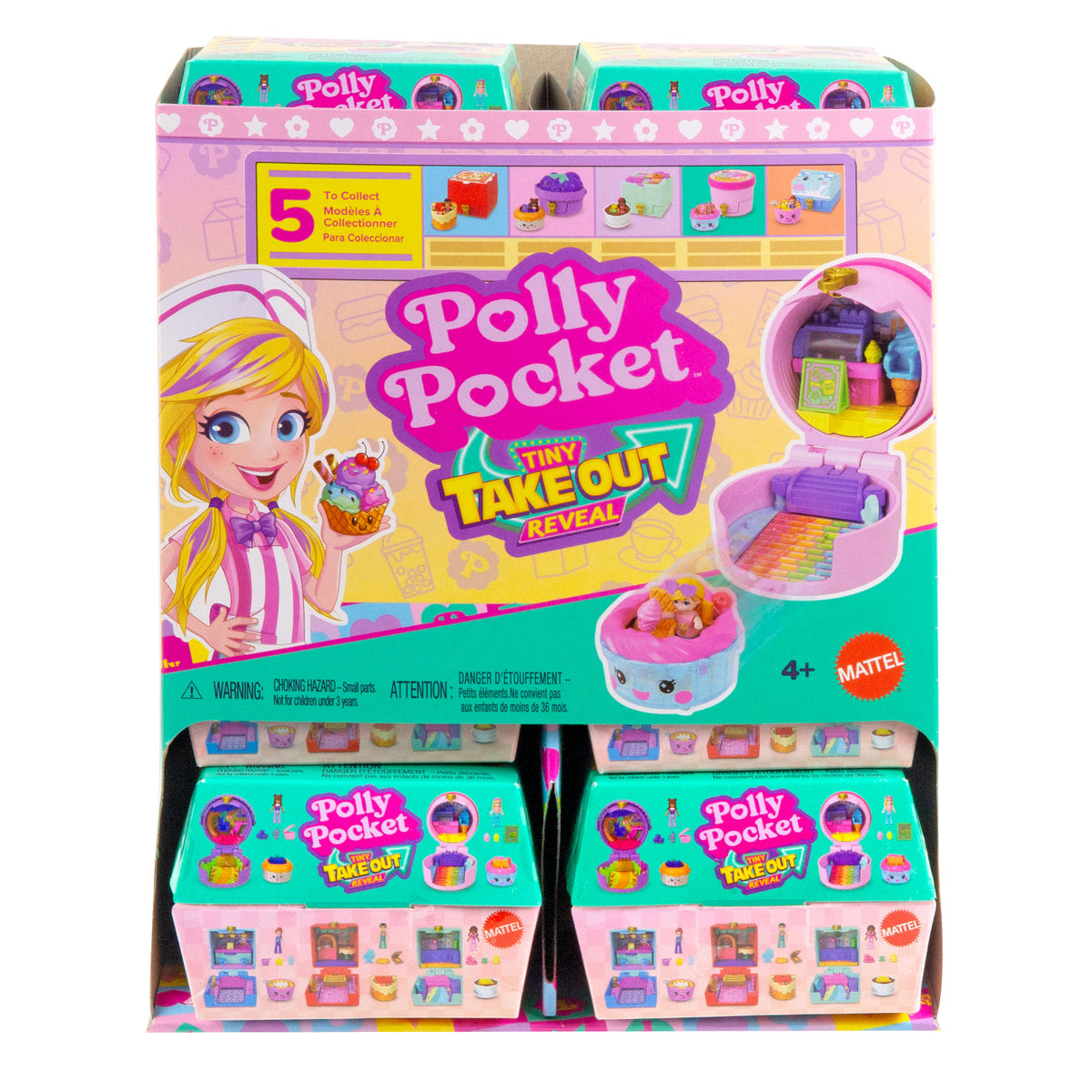 Polly Pocket–Coffret Multifacettes-Voitures Et Mini-Figurines - JCR44 Modele aléatoire - a partide 4 ans
