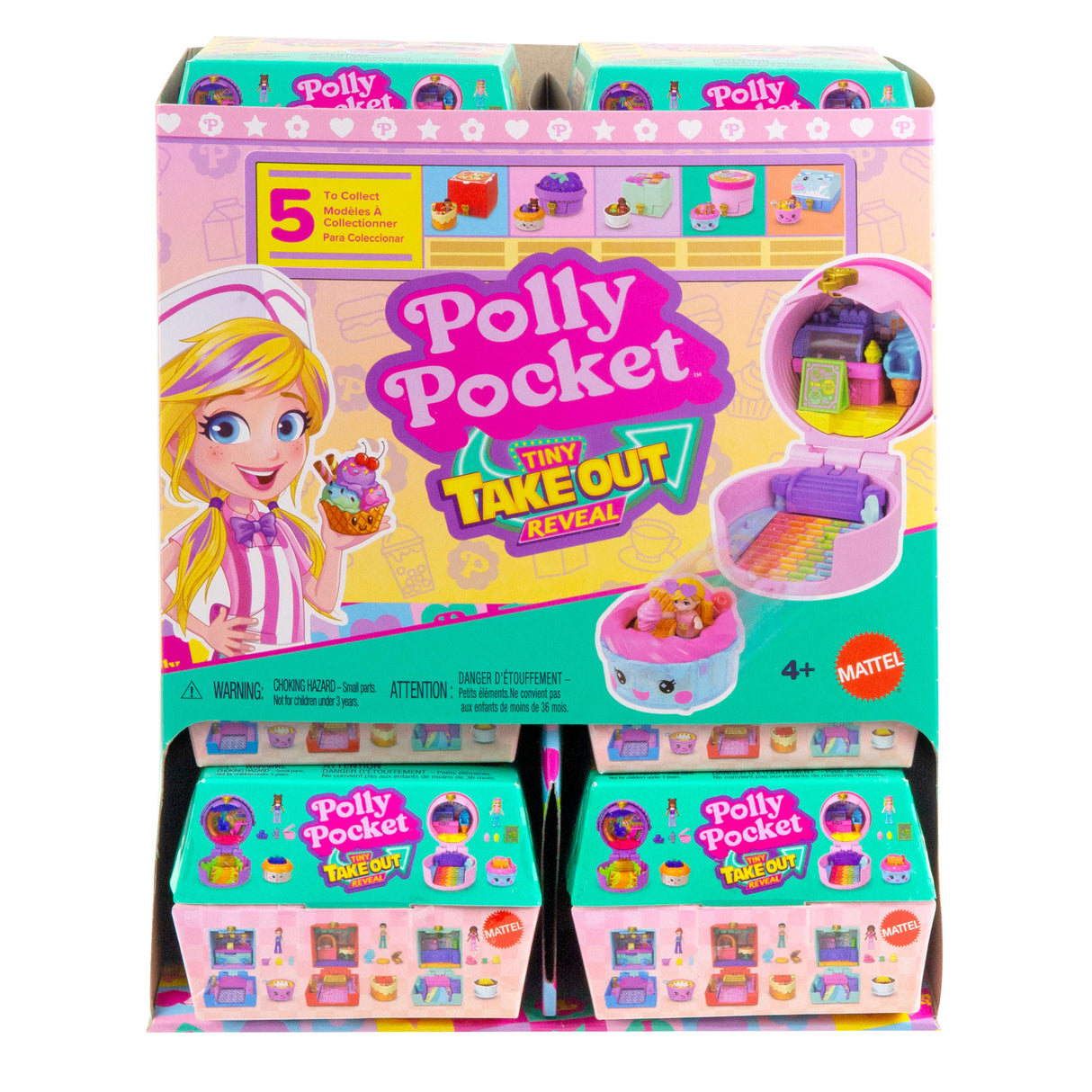 Polly Pocket–Coffret Multifacettes-Voitures Et Mini-Figurines - JCR44 Modele aléatoire - a partide 4 ans