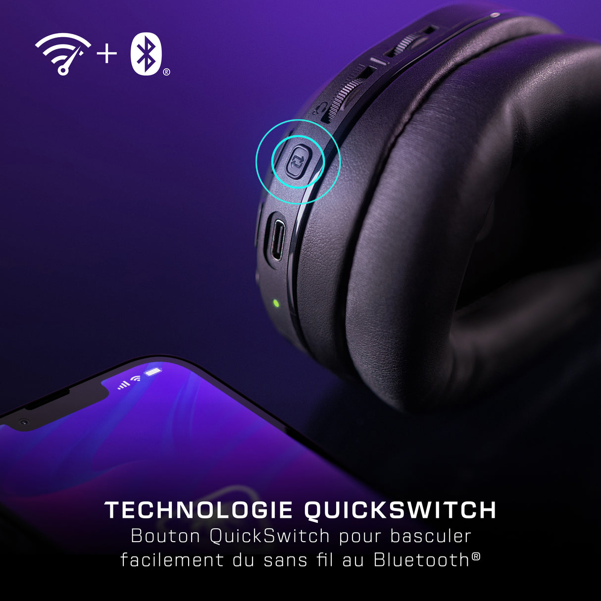 Casque de gaming sans fil - TURTLE BEACH - Stealth™ 500 XB - Noir