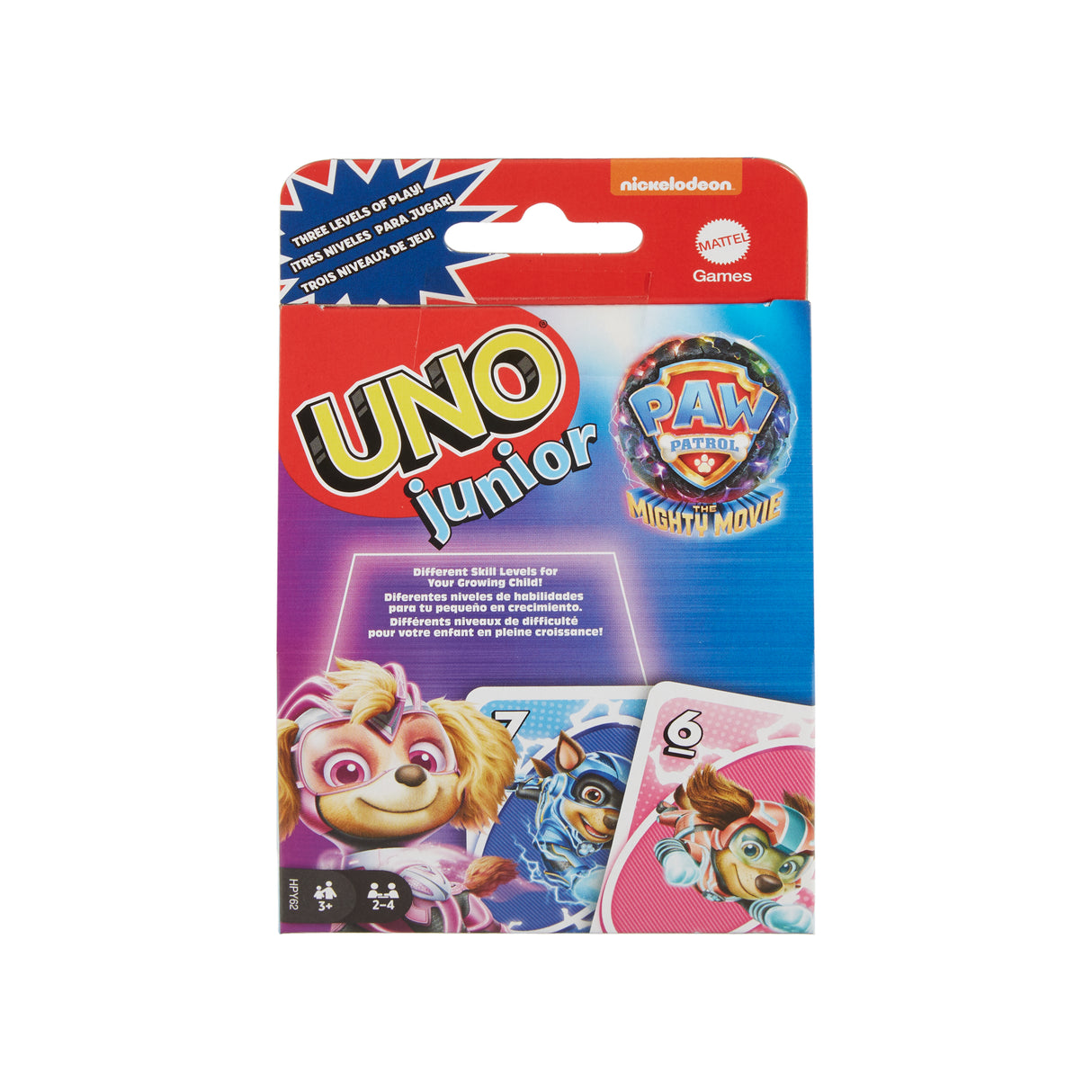 Mattel Games - Uno Junior-Pat' Patrouille : La Super Patrouille-Jeu de cartes HPY62