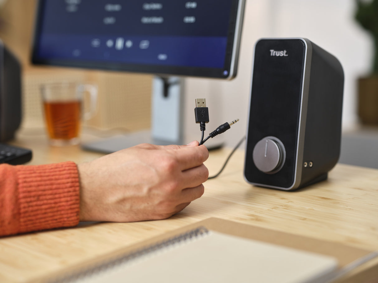 Enceintes Trust Arys USB (Noir)