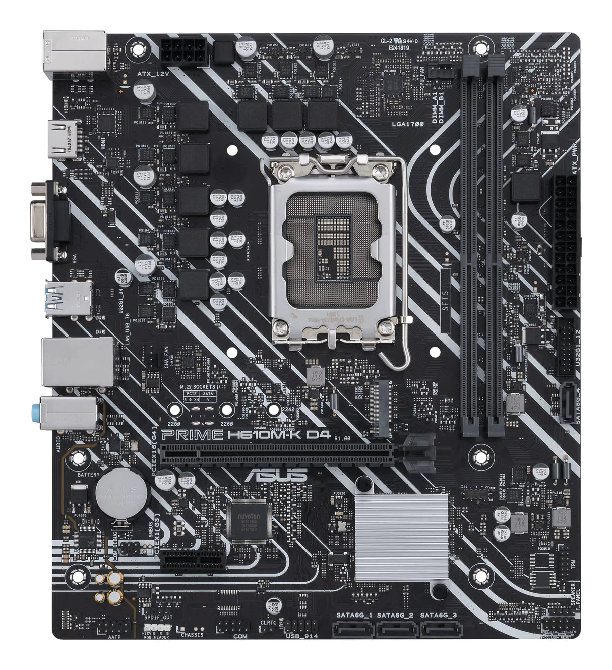 Carte Mère Asus Prime H610M-K D4 (Intel LGA 1700) Micro ATX