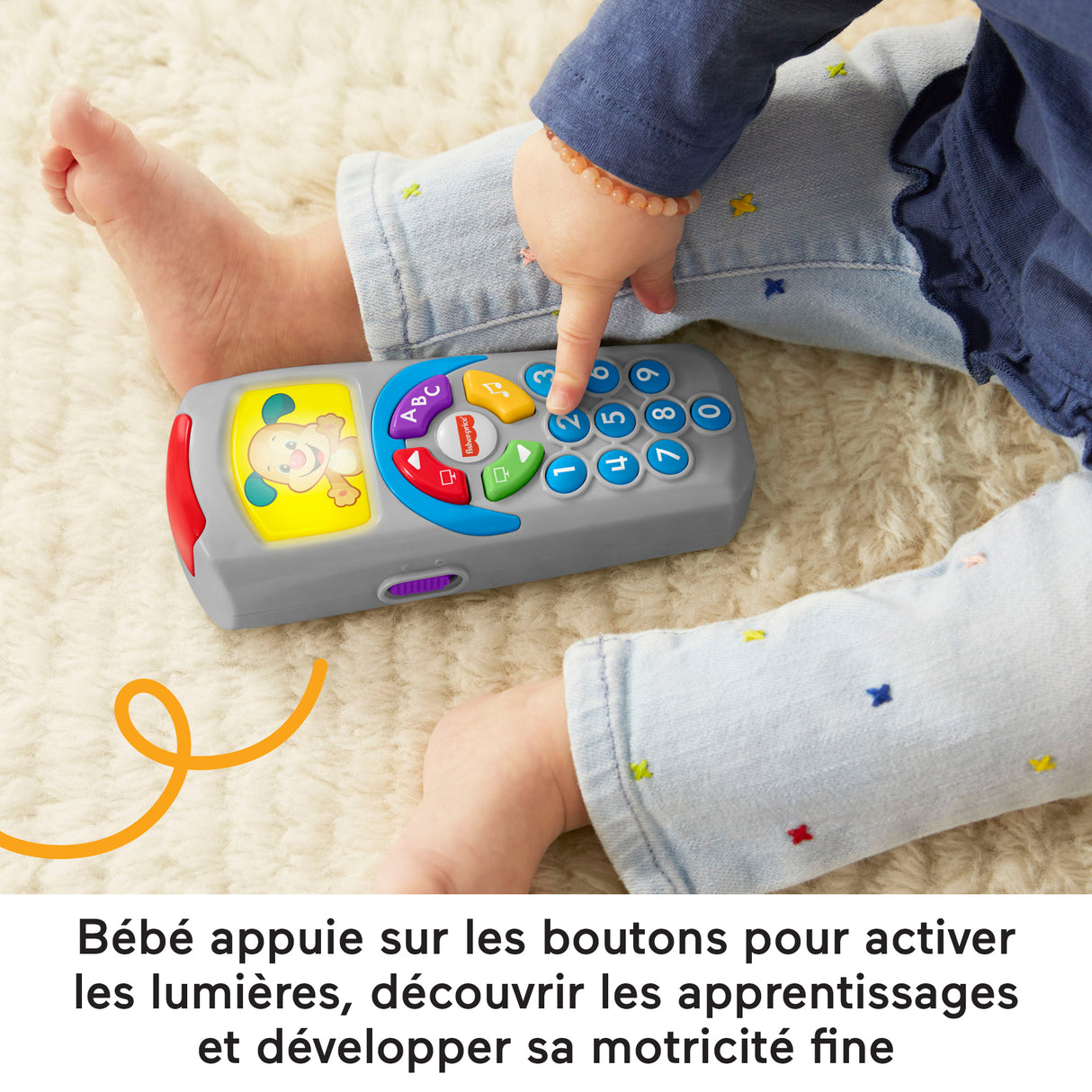 Fisher-Price-La Télécommande de Puppy-Jouet d'éveil musical pour bébés HXB87
