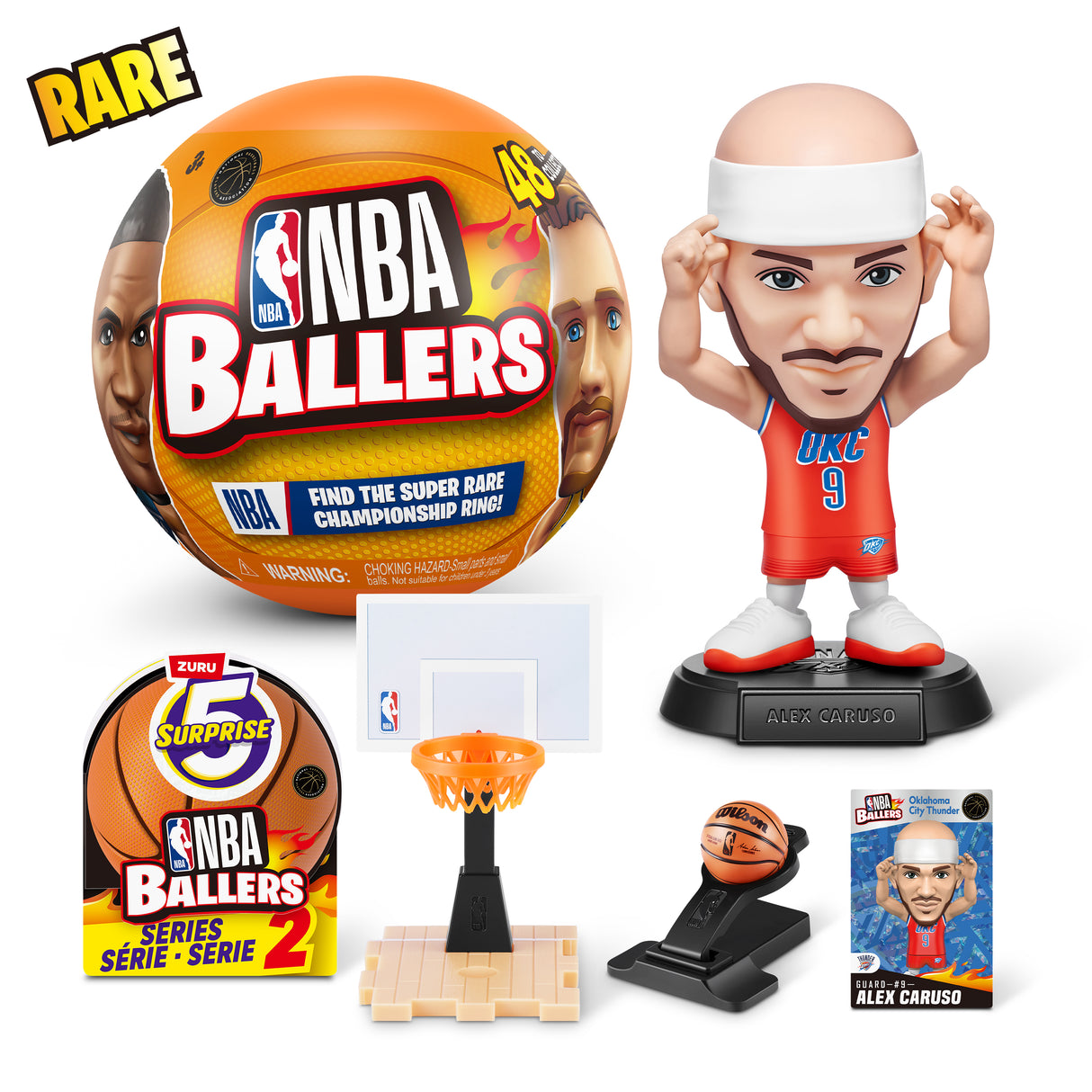 Capsule surprise - Figurine - ZURU - NBA Ballers S2 - Modele aléatoire - Des 3 ans