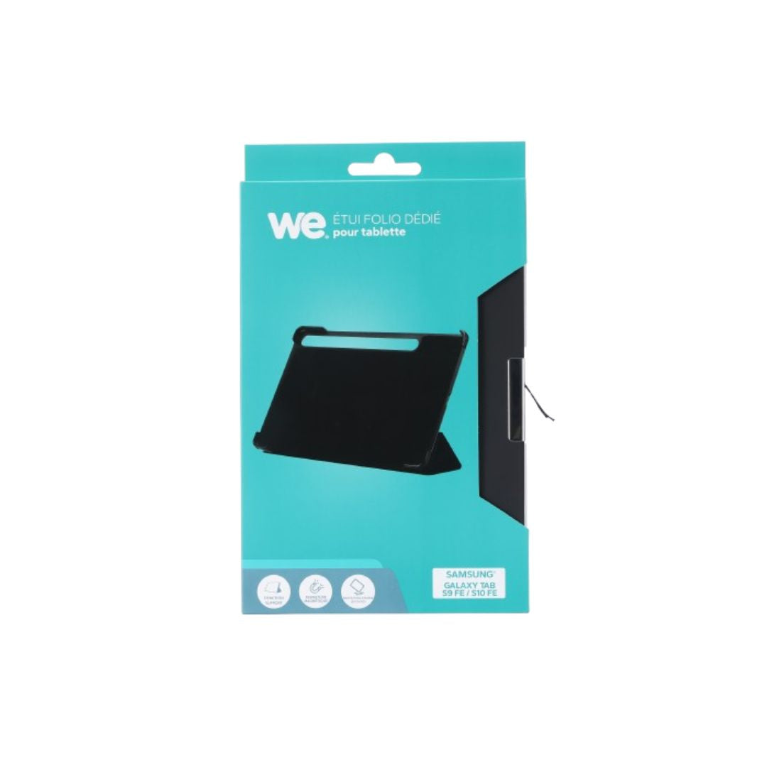 Etui WE pour tablette Galaxy Tab A Galaxy Tab S9 FE / S10 FE 10,9 - Noir - Raba