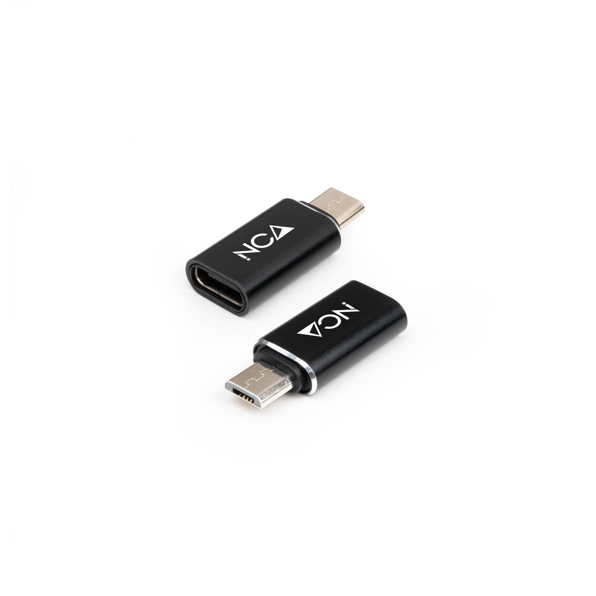 Adaptateur Nanocable Micro USB vers USB-C (Noir)