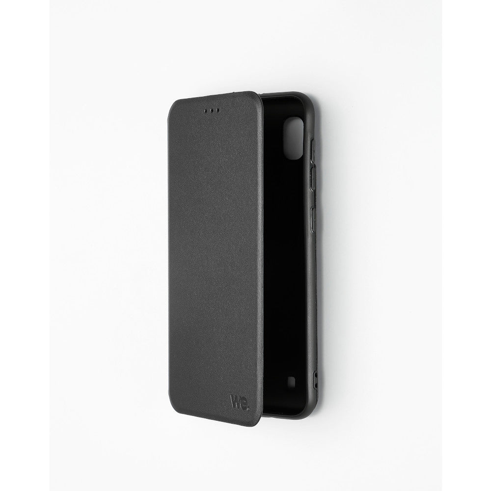 WE Etui folio CLASSIQUE SAMSUNG GALAXY A10 Noir - Avec fen e